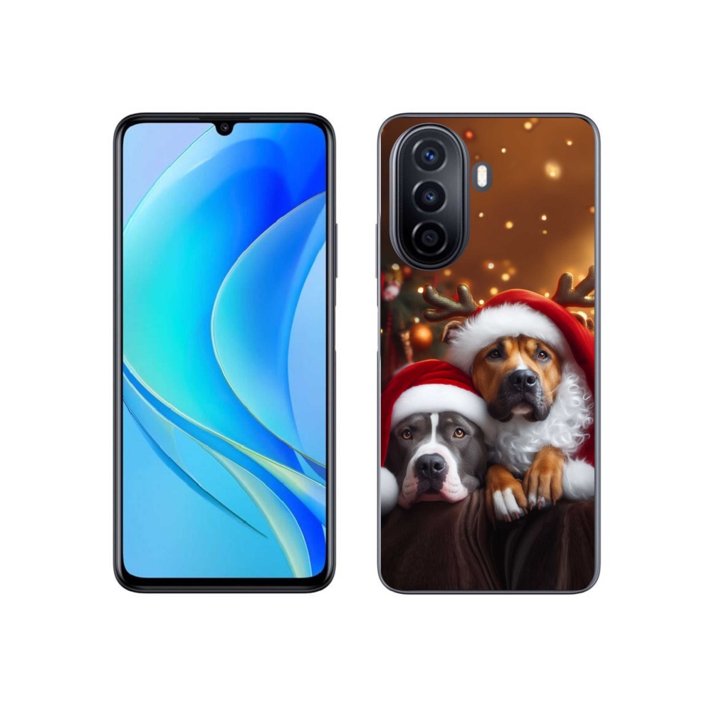 Gélový kryt mmCase na Huawei Nova Y70 - vianočné psy