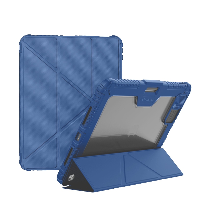 Nillkin Bumper PRO Protective Stand Case Multi-angle pre iPad Pro 11 2024 Sapphire Blue