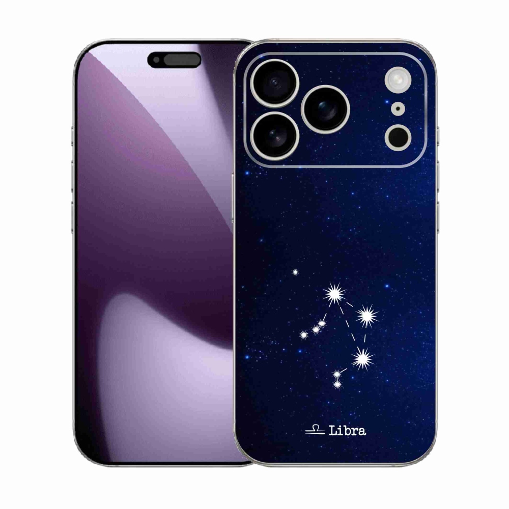 Gélový kryt mmCase na iPhone 17 Pro - súhvezdie Váhy