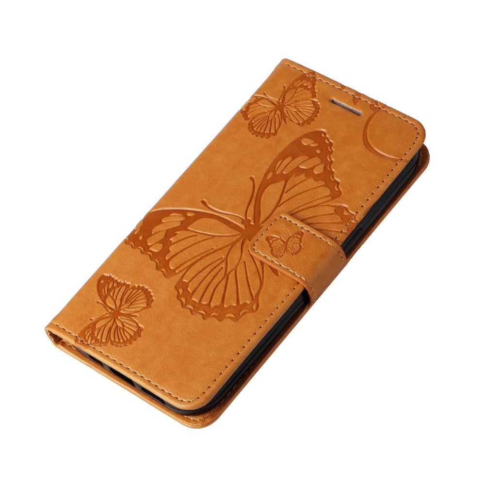 Big Butterfly knižkové púzdro na Samsung Galaxy A06 4G - žlté