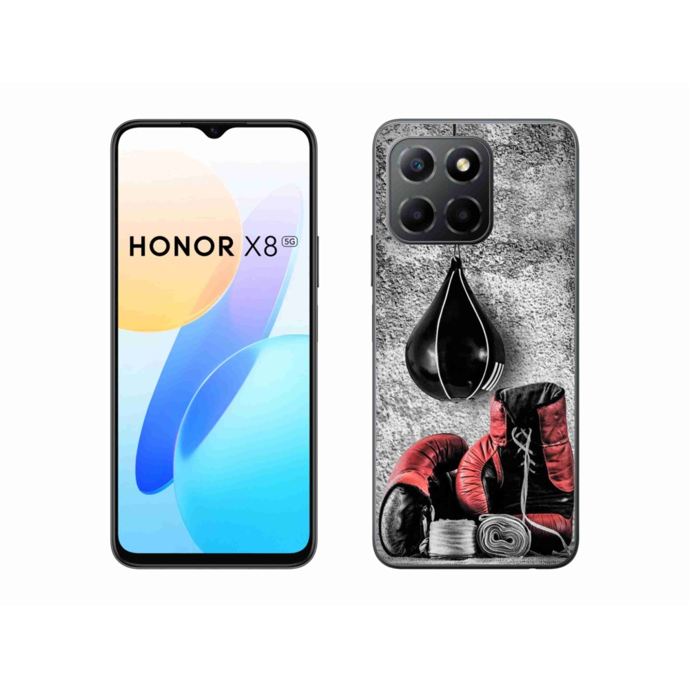 Gélový kryt mmCase na Honor X8 5G/Honor 70 Lite 5G - boxovacie vrece a rukavice