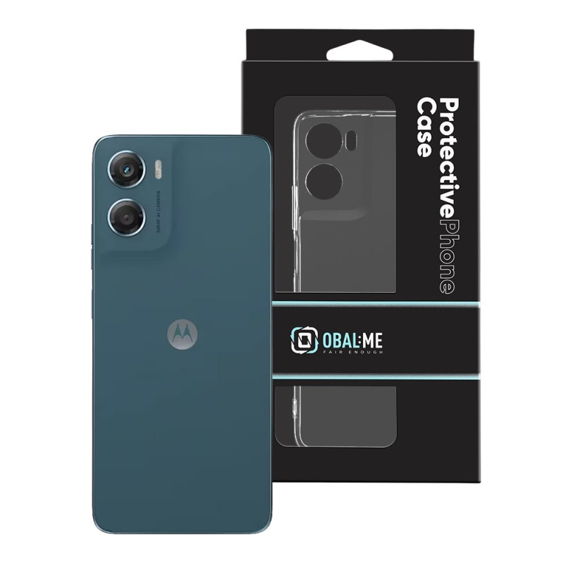 OBAL:ME TPU Kryt pre Motorola G06/G06 Power Transparent