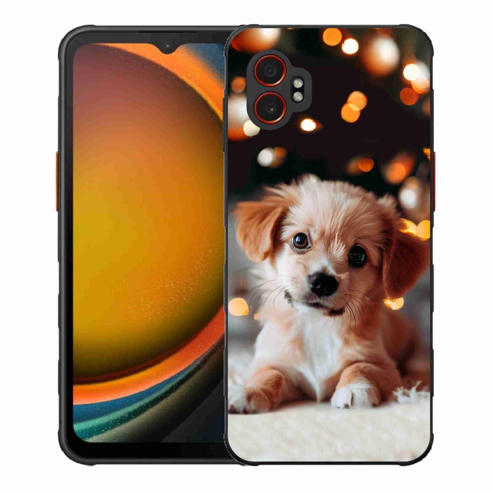 Gélový kryt mmCase na Samsung Galaxy Xcover 7 Pro - šteniatko