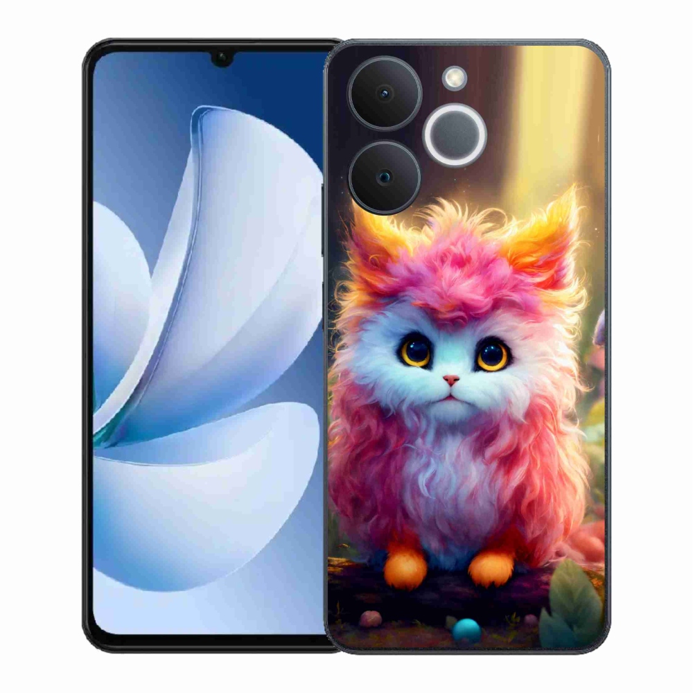 Gélový kryt mmCase na Realme Note 70T - roztomilé mačiatko 5