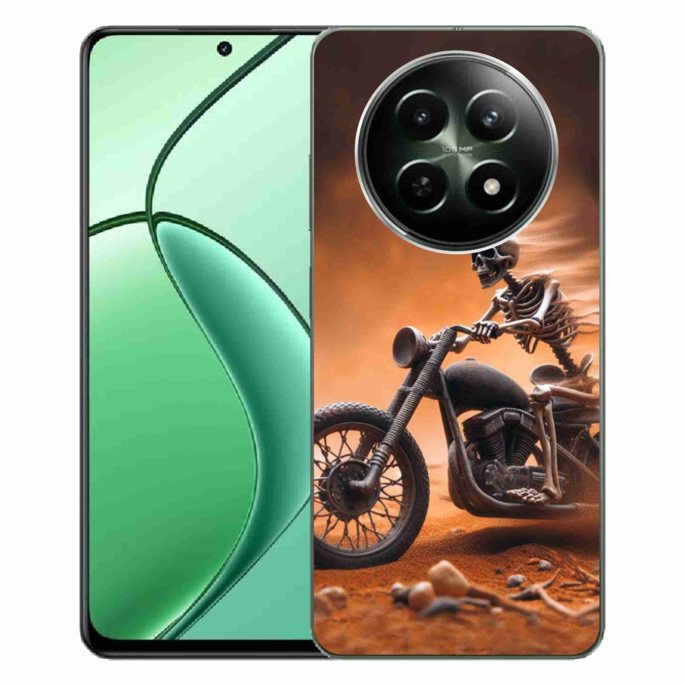 Gélový kryt mmCase na Realme 12 5G/12x 5G - kostra na motorke