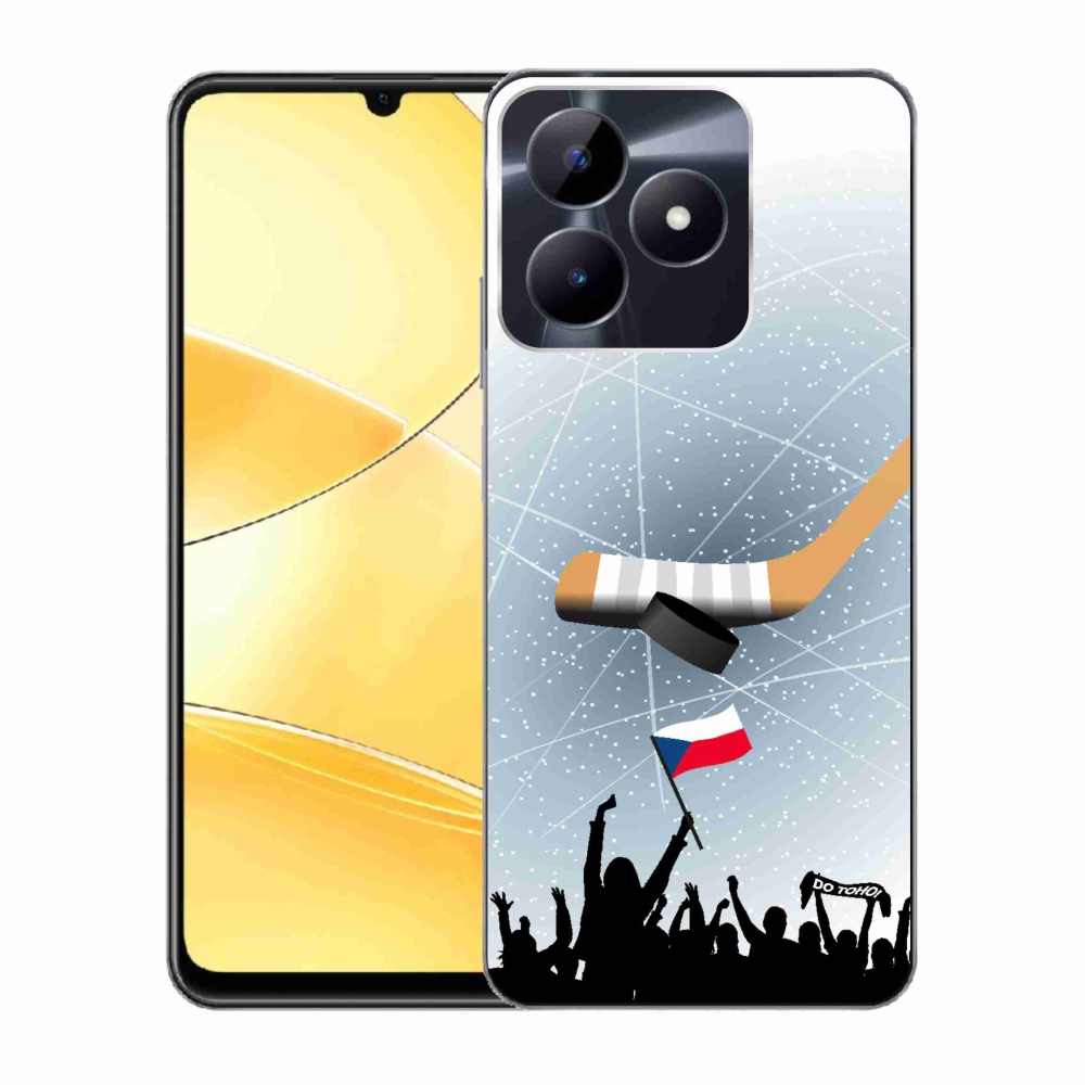 Gélový kryt mmCase na Realme C51/C53 - fanúšikovia hokeja