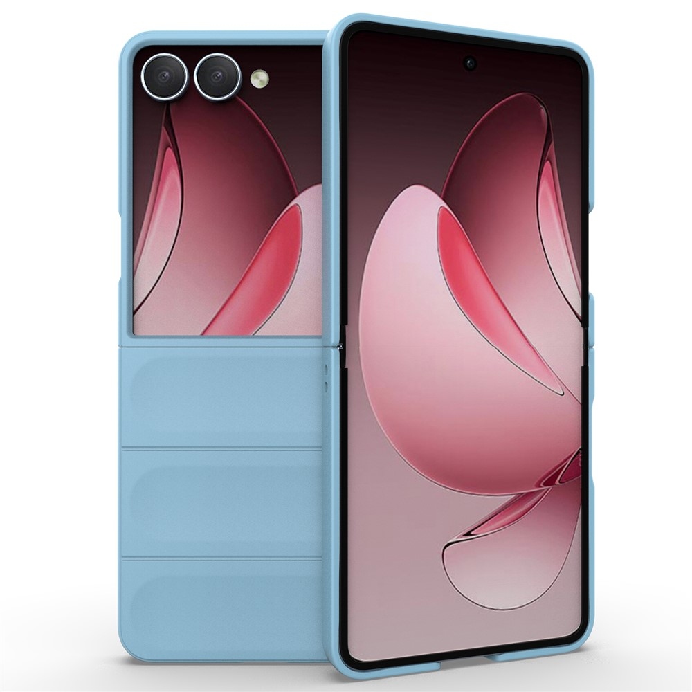 Rugg odolný gélový obal na Samsung Galaxy Z Flip7 5G - svetlomodrý