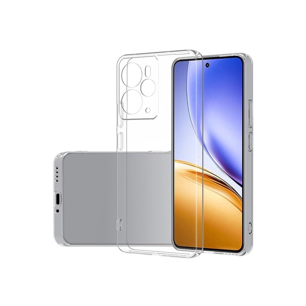 Priehľadný gélový obal na Realme 14T 5G - priehľadný