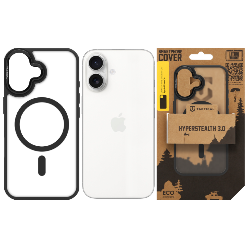Tactical MagForce Hyperstealth 3.0 Puzdro pre Apple iPhone 16 Asphalt