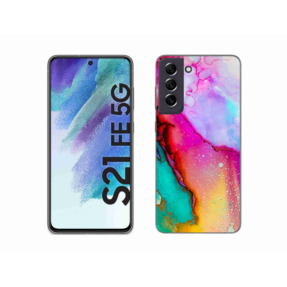 Gélový kryt mmCase na Samsung Galaxy S21 FE 5G - abstrakt 24