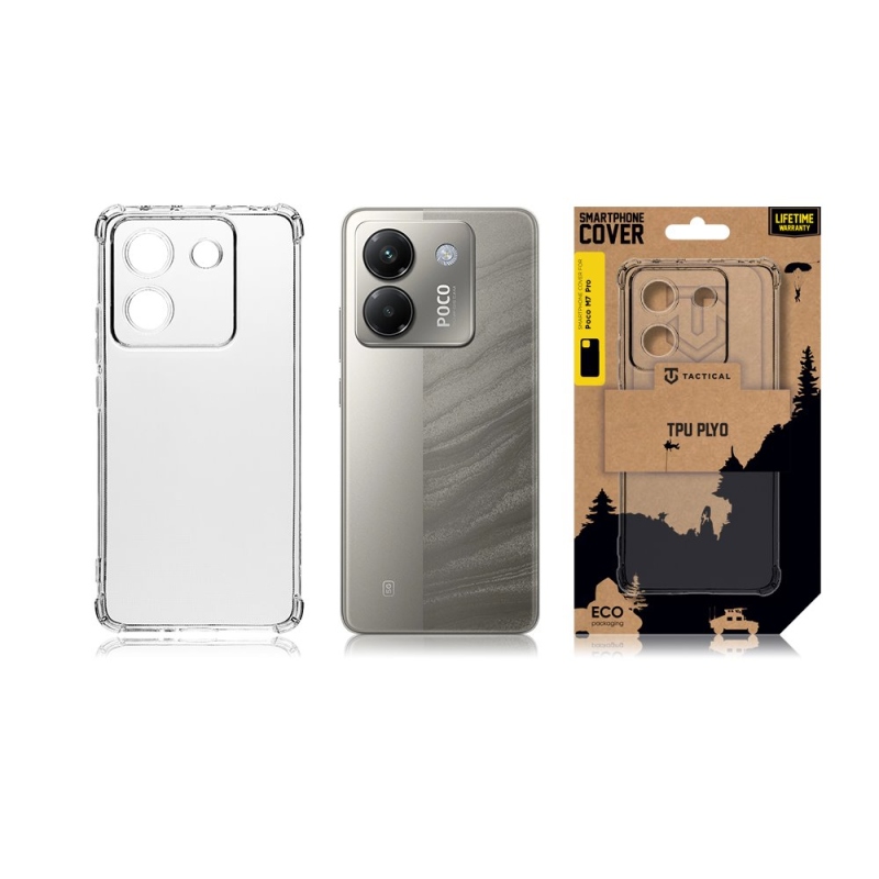 Tactical TPU Plyo Kryt pre Poco M7 Pro Transparent