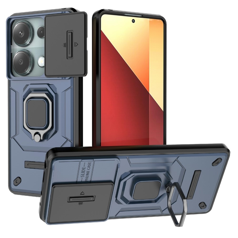 Lens odolný kryt na Xiaomi Redmi Note 14S - modrý