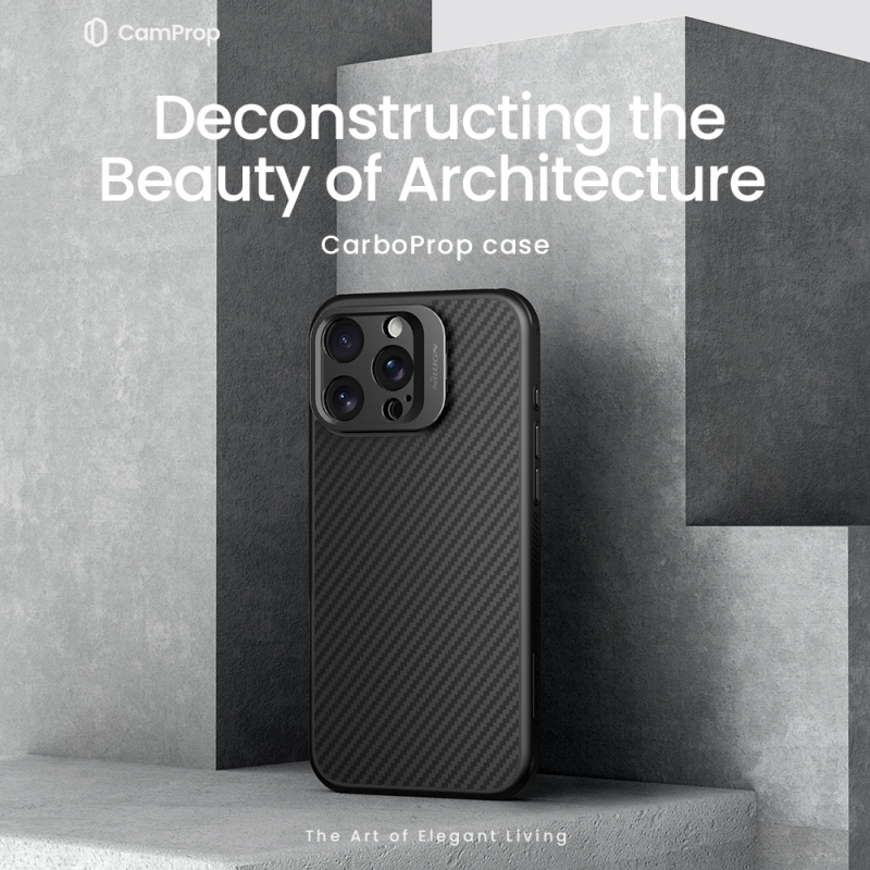 Nillkin CarboProp Aramid Magnetic Zadný Kryt pre Apple iPhone 16 Pro Max Black