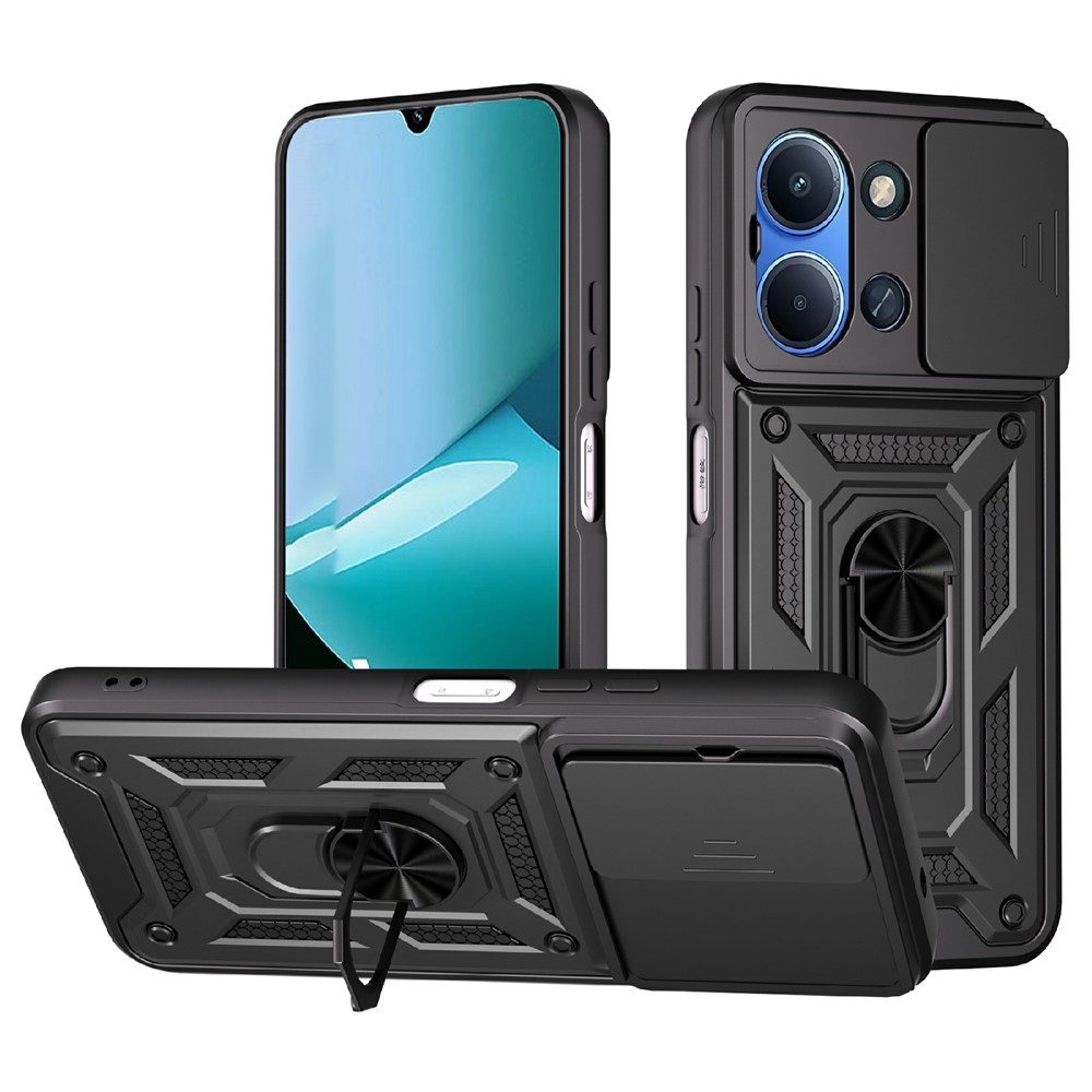 Slide odolný kryt na Xiaomi Redmi 15C 4G/5G (173mm) - čierny