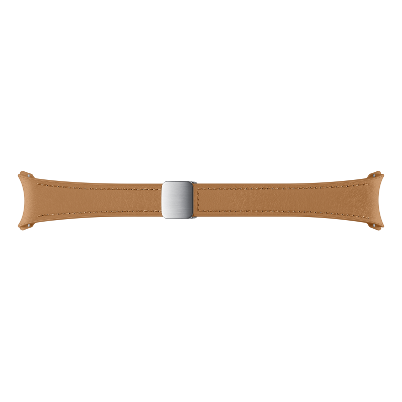 ET-SHR93SDE Samsung Galaxy Watch 6/6 Classic D-Buckle Leather Strap (Vegan) S/M Camel