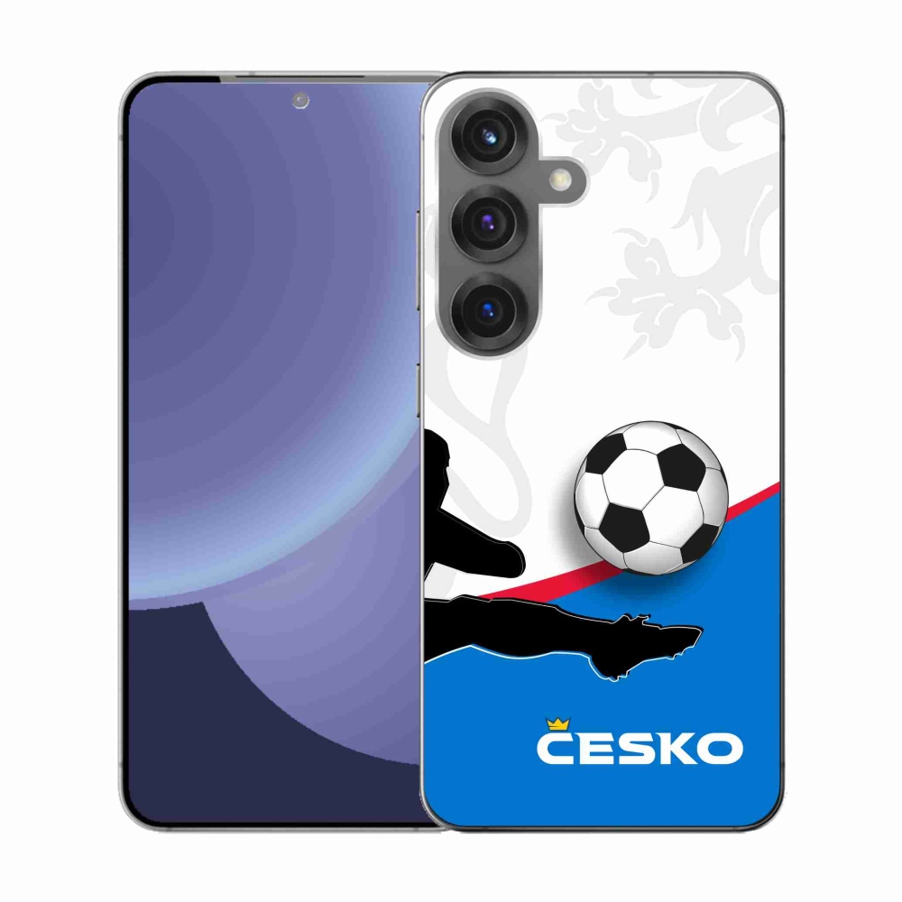 Gélový kryt mmCase na Samsung Galaxy S25 - futbal Česko 3