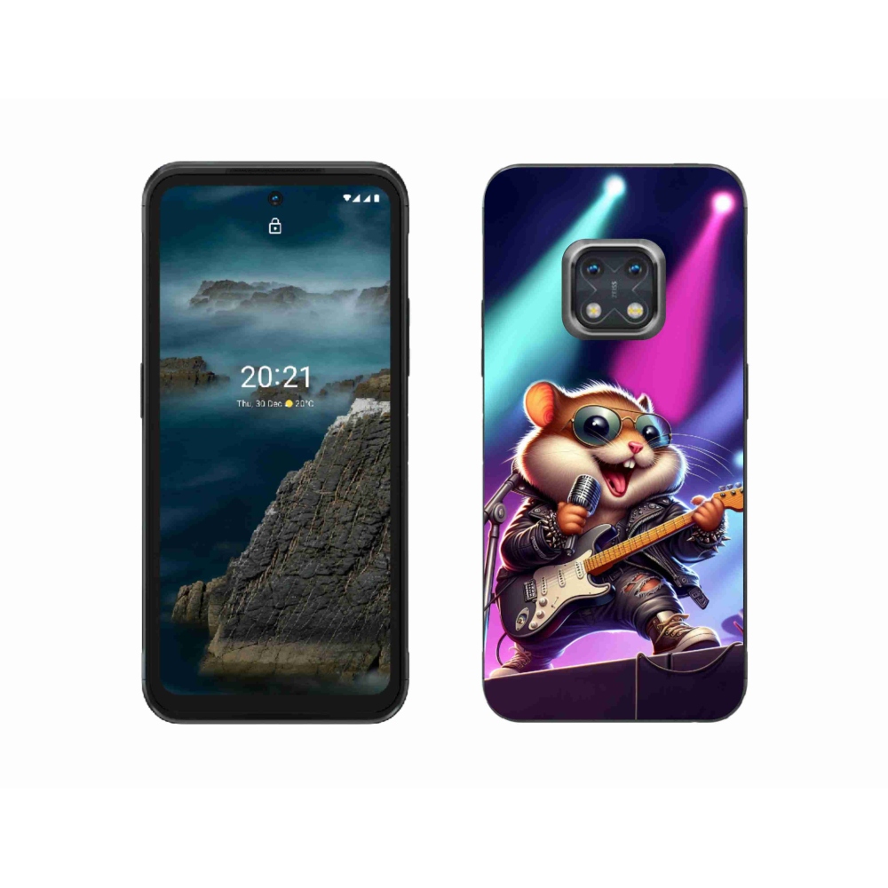 Gélový kryt mmCase na Nokia XR20 - škrečok rocker