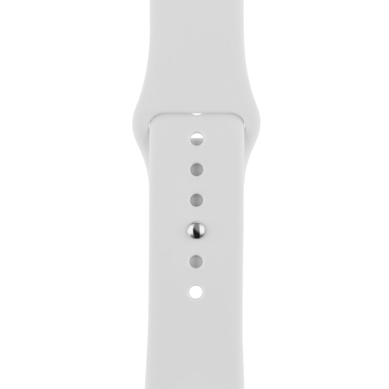 OBAL:ME Silikónový Remienok pre Apple Watch 38-41mm S-M White