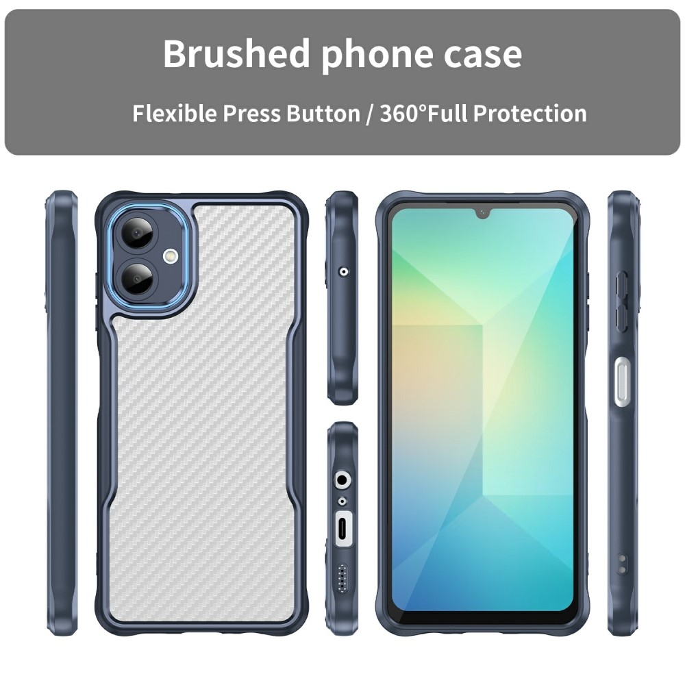 Textures odolný kryt pre Samsung Galaxy A06 4G - modrý