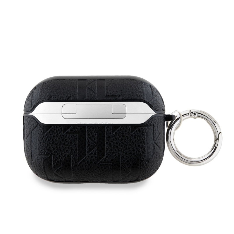 Karl Lagerfeld PU Embossed Karl Head Puzdro pre AirPods Pro 2 Black