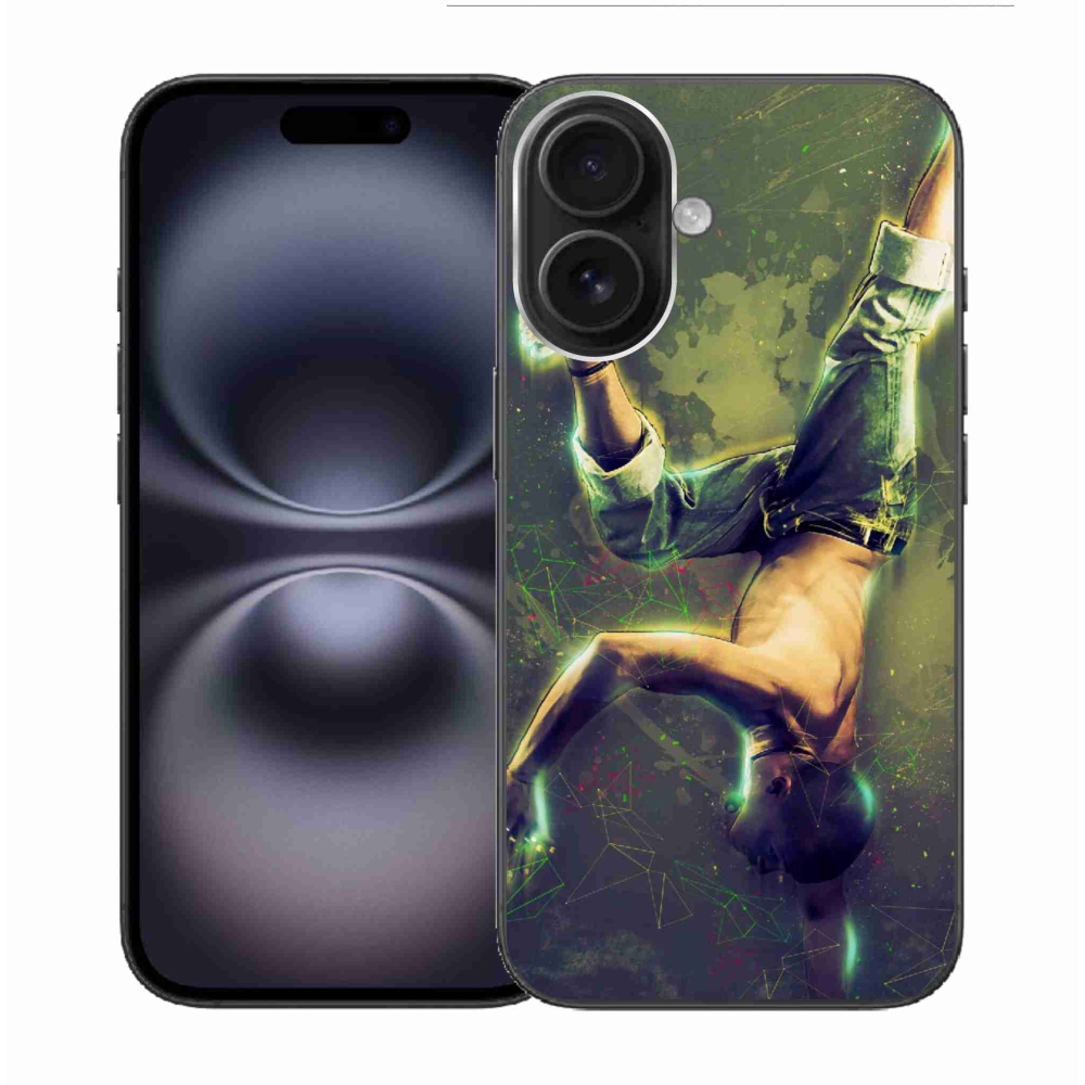 Gélový kryt mmCase na iPhone 16 - breakdance