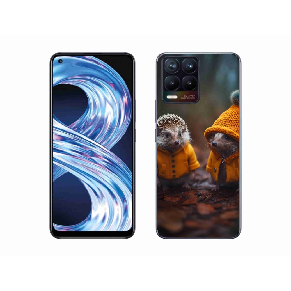 Gélový kryt mmCase na Realme 8 Pro - ježkovia