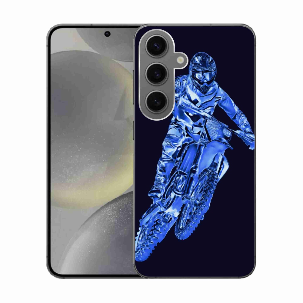 Gélový kryt mmCase na Samsung Galaxy S24 - motocross 1