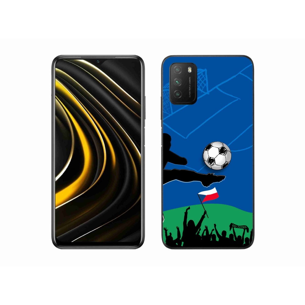 Gélový kryt mmCase na Xiaomi Poco M3 - fanúšikovia futbalu