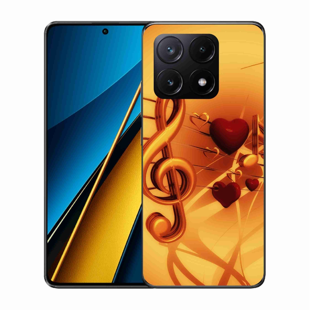 Gélový kryt mmCase na Xiaomi Poco X6 Pro 5G - noty