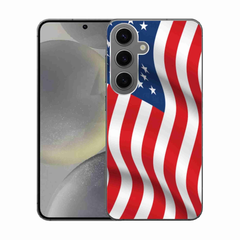 Gélový kryt mmCase na Samsung Galaxy S24 - USA vlajka