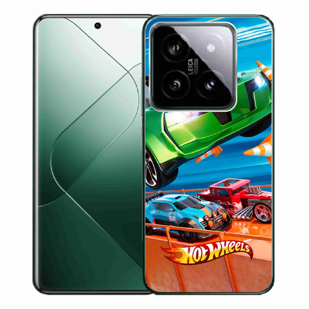 Gélový kryt mmCase na Xiaomi 14 Pro - hot wheels 1