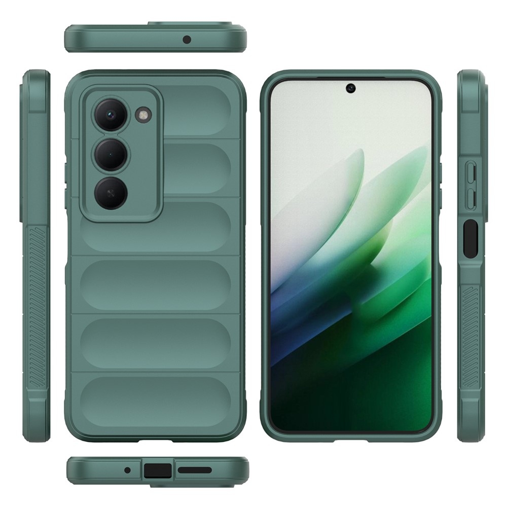 Rugg odolný gélový obal na Xiaomi Redmi 15 5G (169mm) - zelený