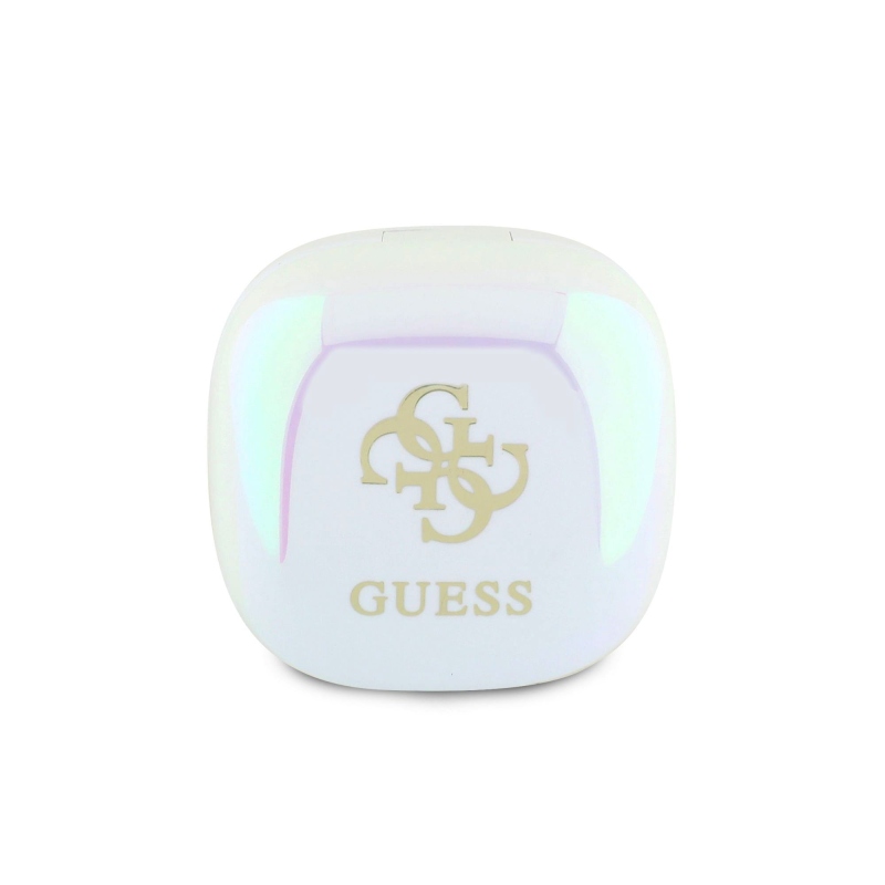 Guess 4G Logo Mini TWS Bezdrôtové Slúchadlá White