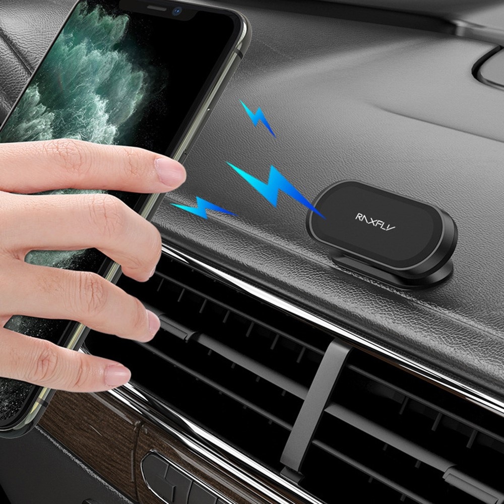 RAXFLY nalepovací otočný magnetický držiak do auta na mobil