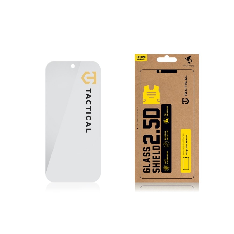 Tactical Glass Shield 2.5D sklo pre Google Pixel 10/10 Pro Clear