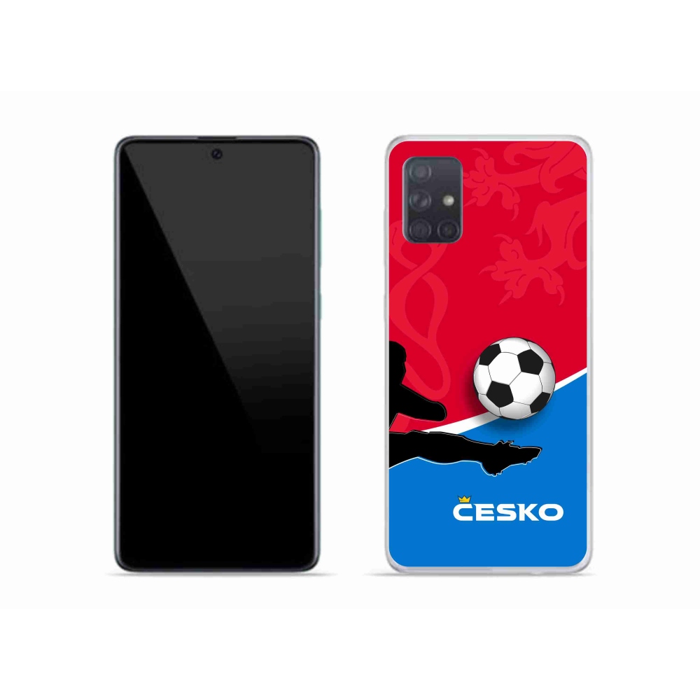 Gélový kryt mmCase na Samsung Galaxy A51 - futbal Česko 2