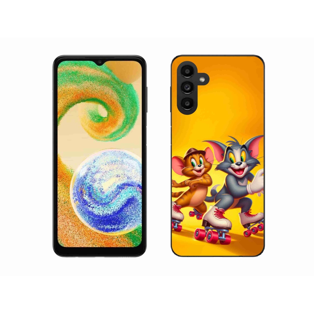 Gélový kryt mmCase na Samsung Galaxy A04s (164.7x76.7x9.1mm) - tom a jerry