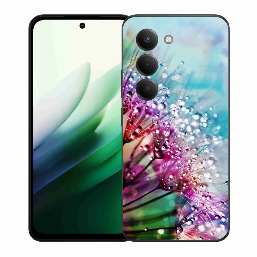 Gélový kryt mmCase na Xiaomi Redmi 15 5G (169mm) - farebné kvety