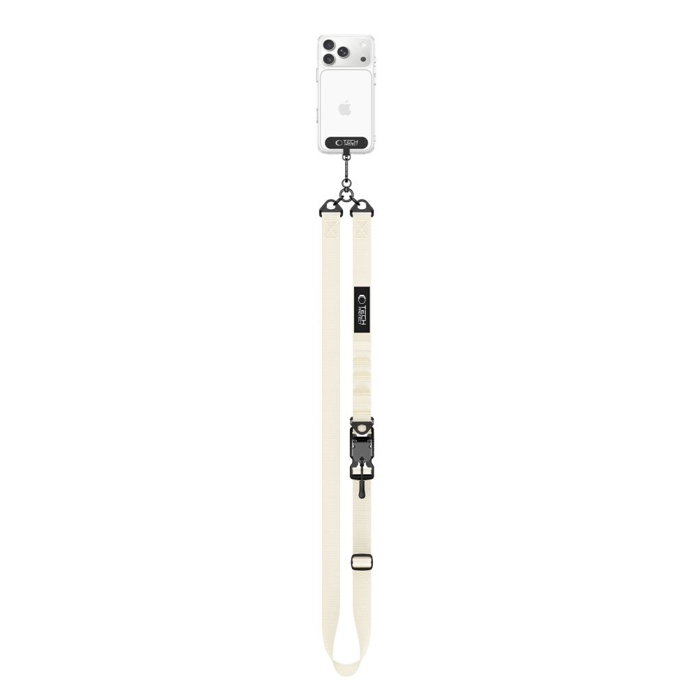 Tech-Protect C9S Rope Crossbody popruh na telefón - pieskovo béžový