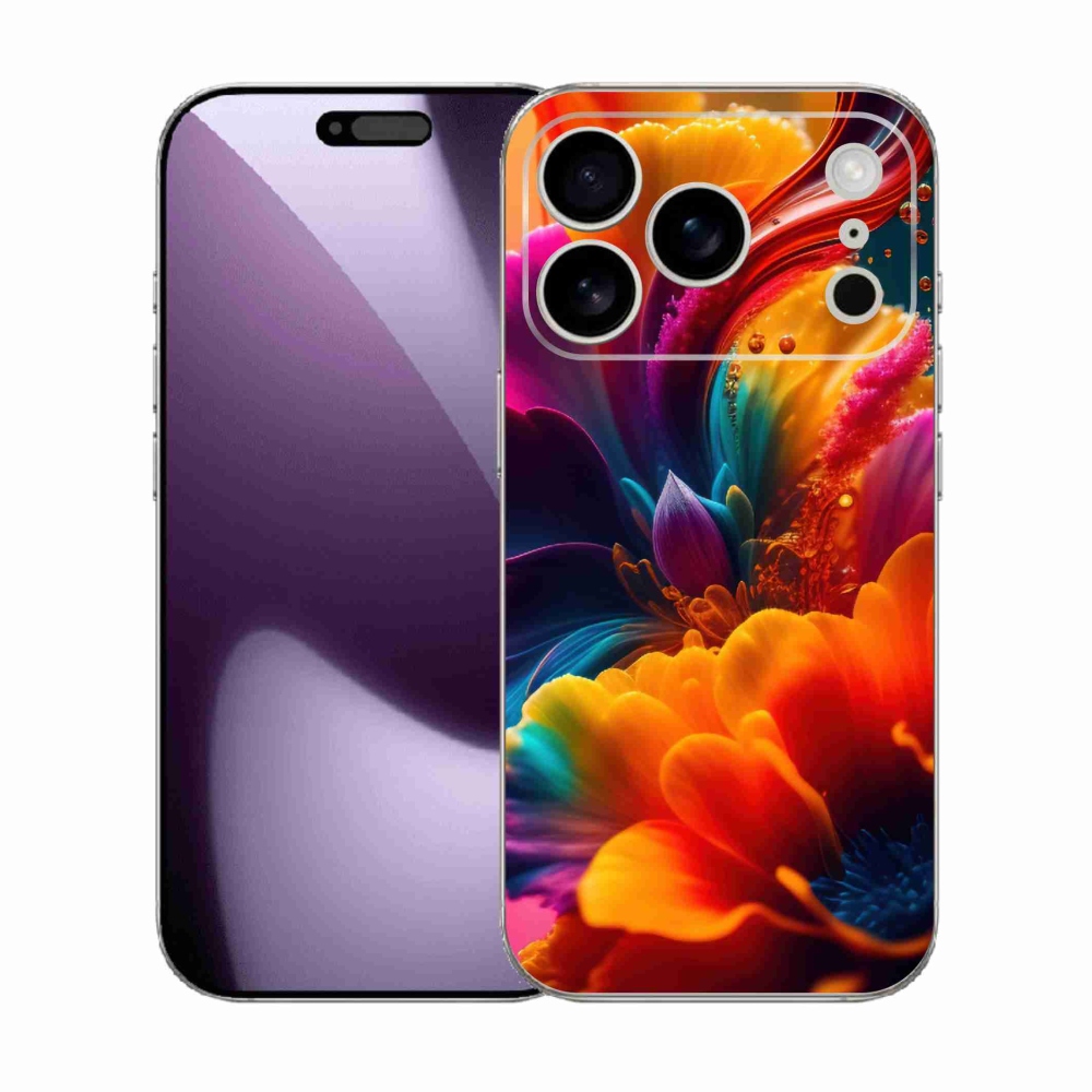 Gélový kryt mmCase na iPhone 17 Pro - abstraktný motív 2