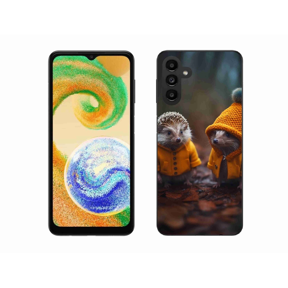 Gélový kryt mmCase na Samsung Galaxy A04s (164.7x76.7x9.1mm) - ježkovia