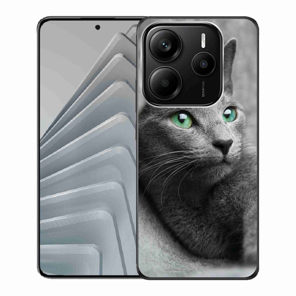 Gélový kryt mmCase na Xiaomi Redmi Note 14 5G - kočka 2