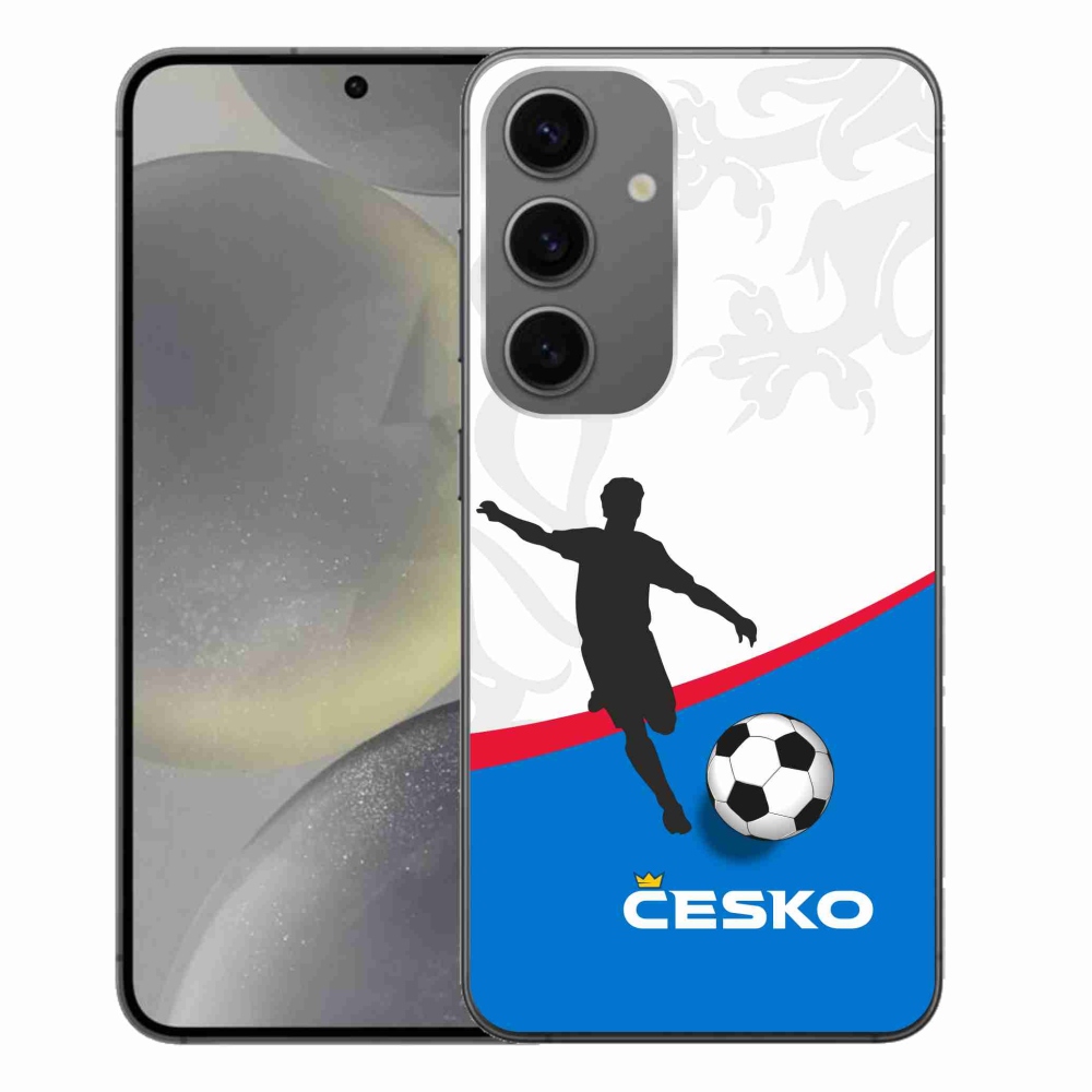 Gélový kryt mmCase na Samsung Galaxy S24+ - futbal Česko 1