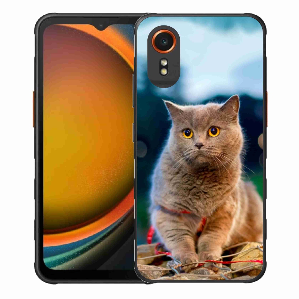 Gélový kryt mmCase na Samsung Galaxy Xcover 7 - britská modrá 2