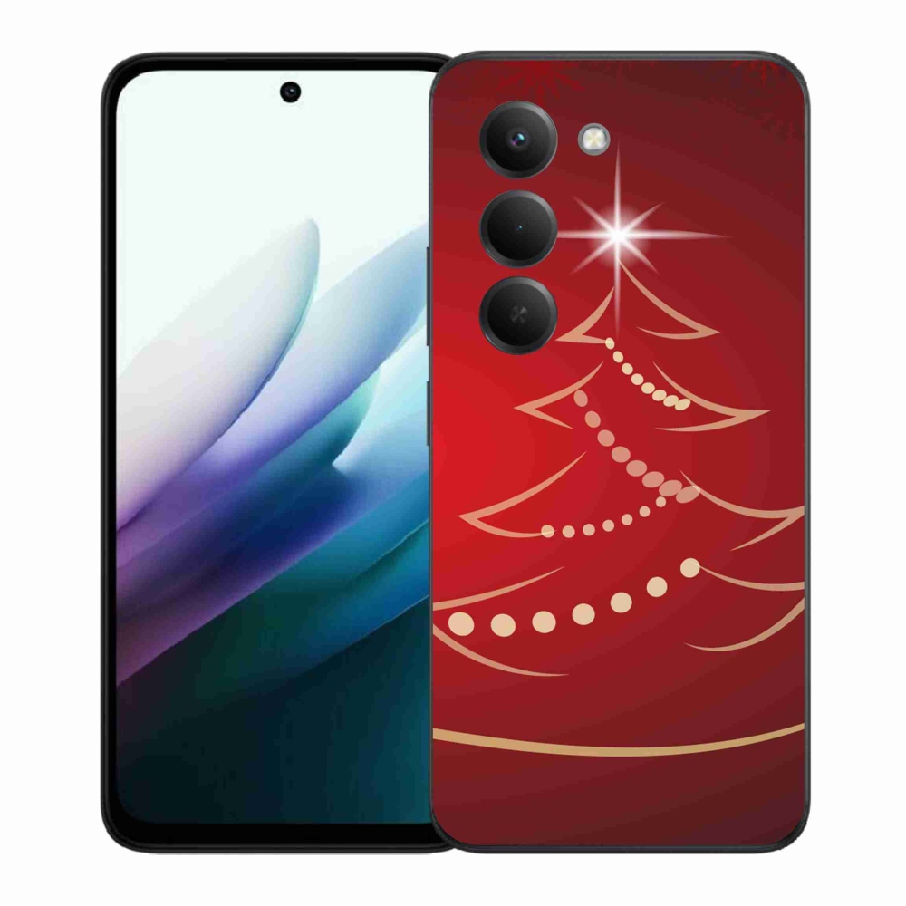 Gélový kryt mmCase na Xiaomi Redmi 15 4G/5G (171mm) - kreslený vianočný stromček