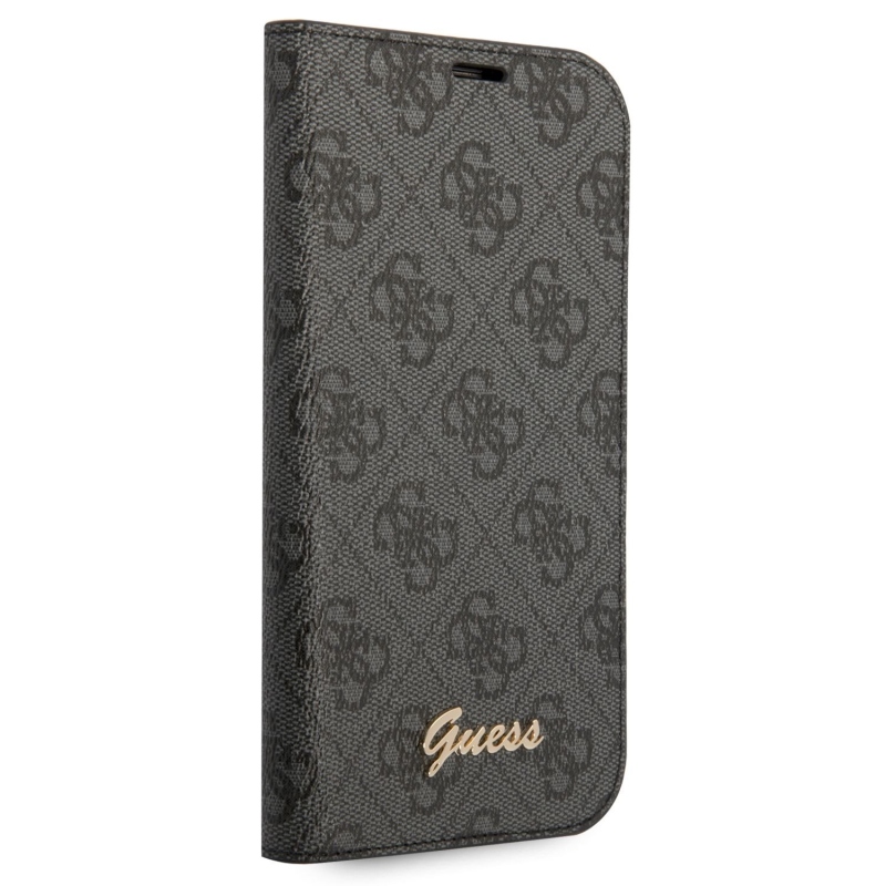 Guess PC/TPU 4G Metal Camera Outline Book Puzdro pre iPhone 14 Pro Black