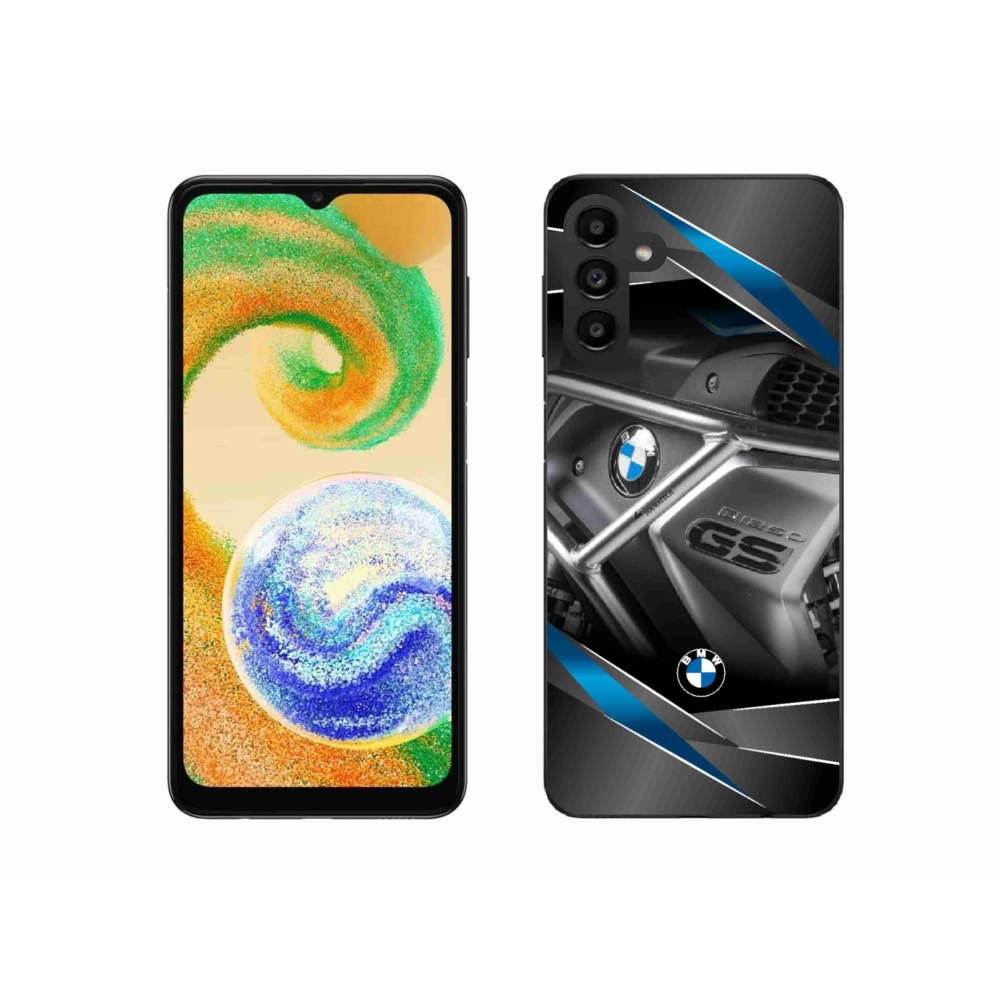 Gélový kryt mmCase na Samsung Galaxy A04s (164.7x76.7x9.1mm) - motorka bmw