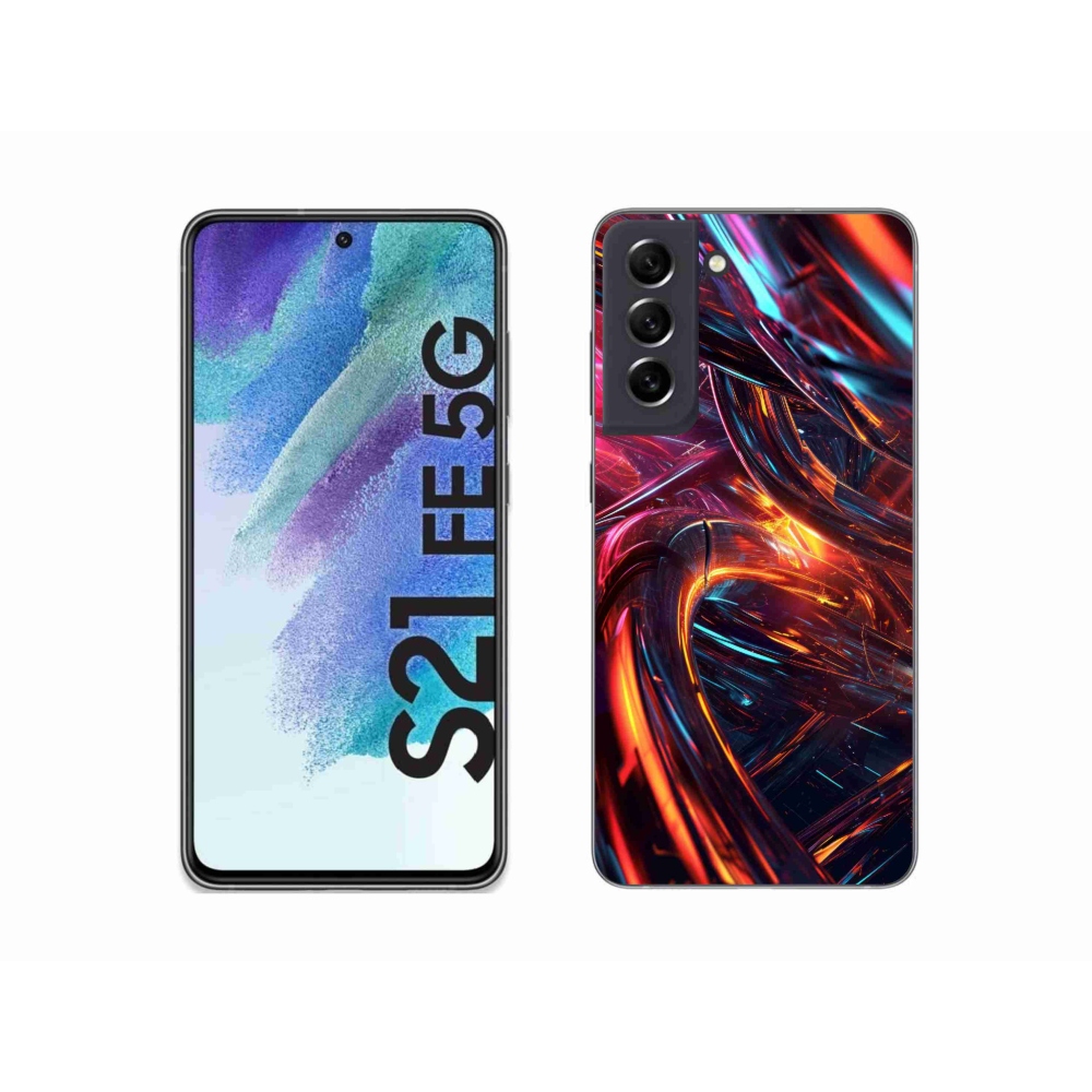 Gélový kryt mmCase na Samsung Galaxy S21 FE 5G - abstraktný motív 10