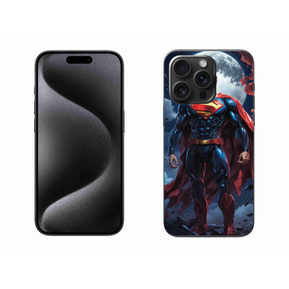 Gélový kryt mmCase na iPhone 15 Pro Max - superman