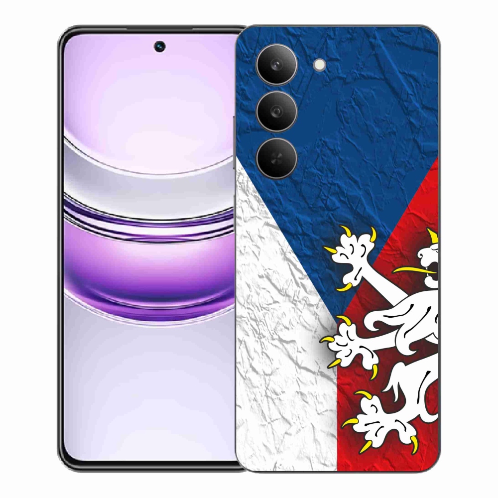 Gélový kryt mmCase na Realme 14x 5G - česká vlajka 1